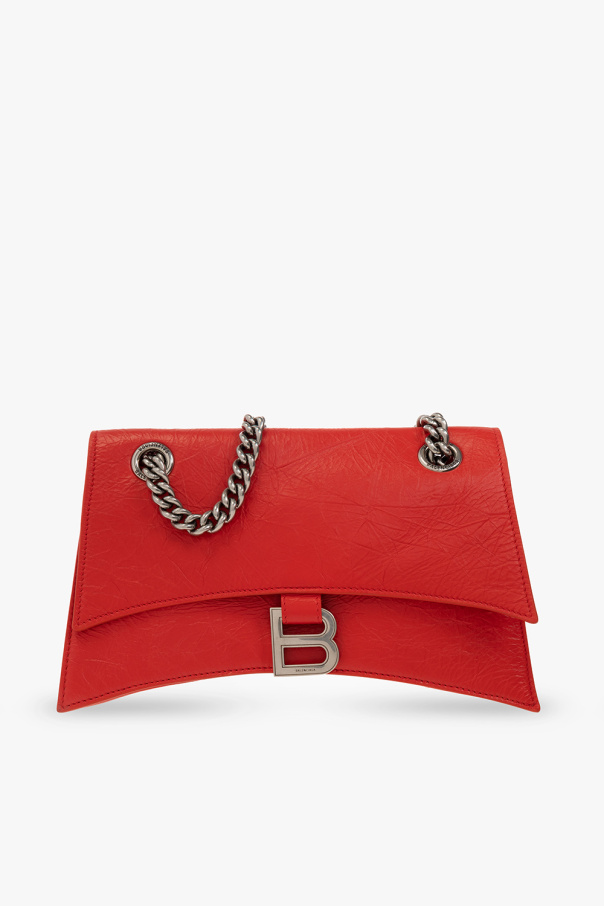 Balenciaga ‘Crush Small’ shoulder Raffia bag