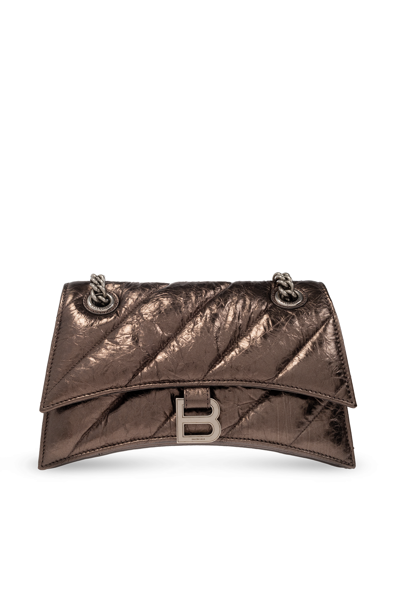 Brown ‘Crush Small’ shoulder bag Balenciaga - Vitkac GB