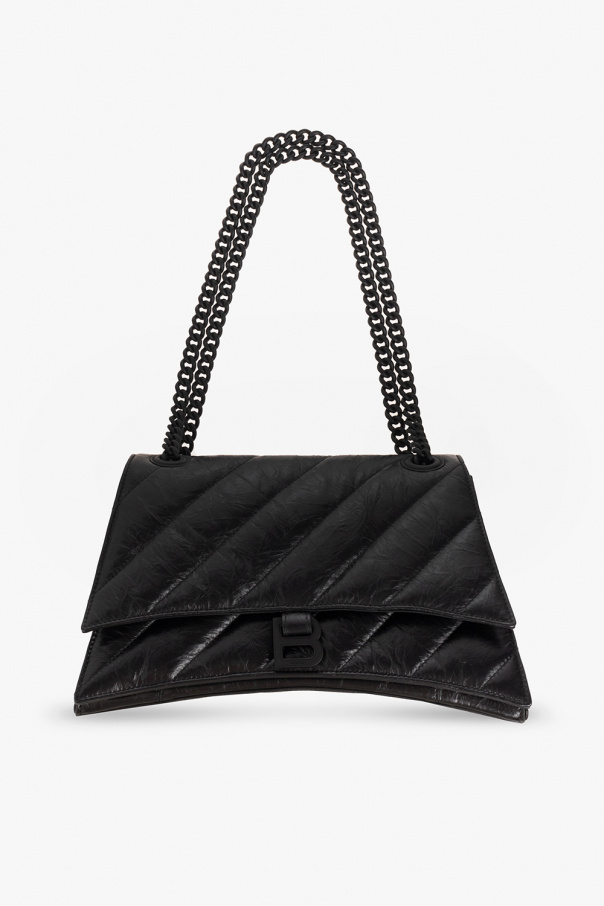 Women’s Valentino Licia Quilted Foldover Black Shoulder Bag Crossbody Bag