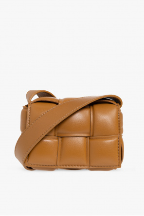 Bottega Veneta wrap-around fastening leather clutch