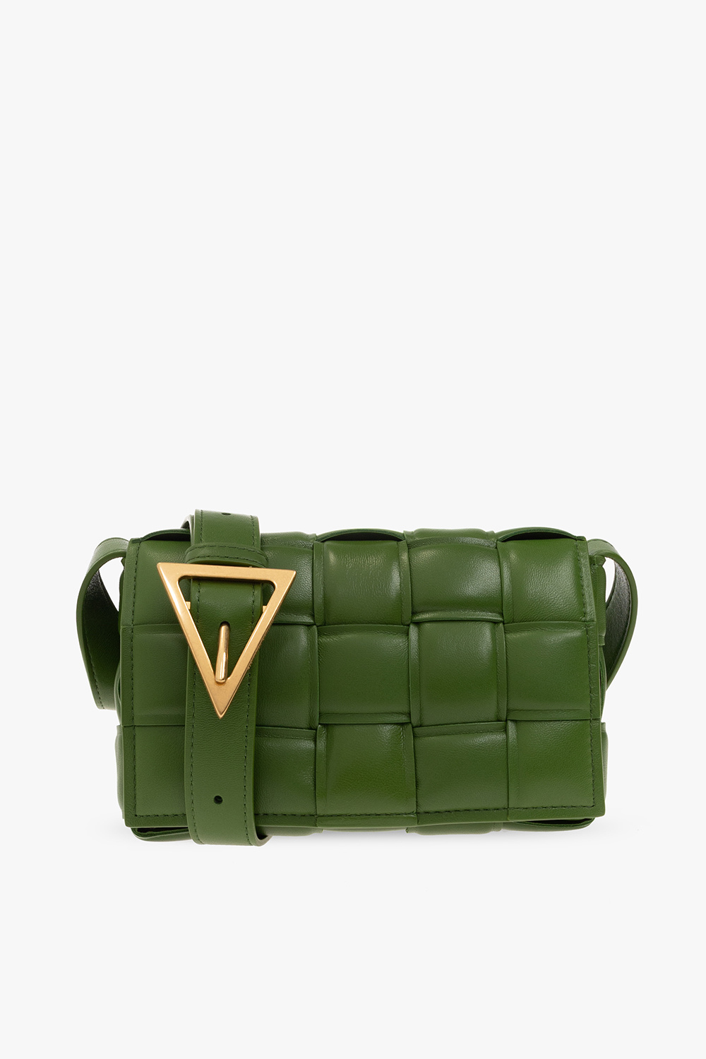 Louis Vuitton Montaigne clutch bag in black herringbone leather