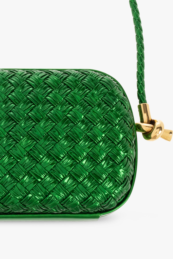 Bottega Veneta Green Knot Clutch for Women