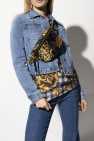 Versace Jeans Couture BLACK Belt bag with Barocco motif