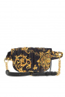 Versace Jeans Couture BLACK Belt bag with Barocco motif