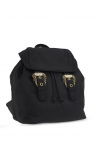 Versace Jeans Couture BLACK Backpack with logo