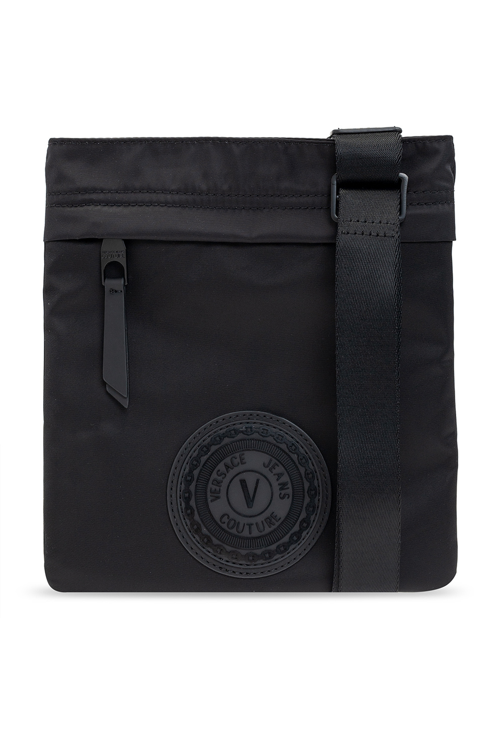 Versace Jeans Couture Black V-Emblem Backpack