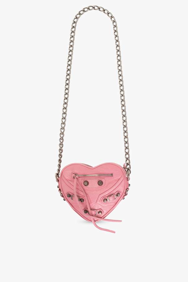 Balenciaga ‘Cagole Heart Mini’ shoulder Skin bag