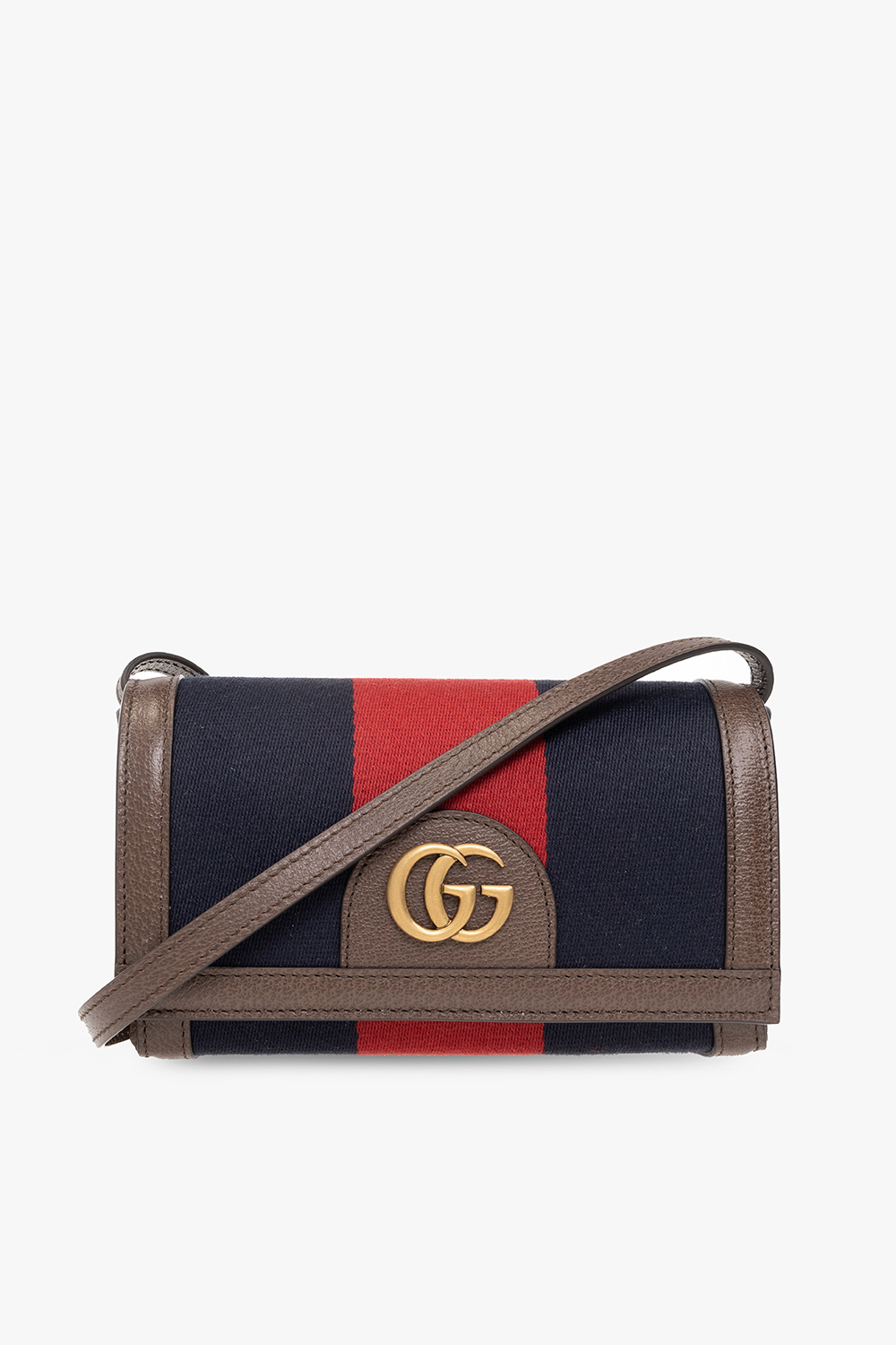 Gucci Gucci Schlüsseletui aus der Swing Linie in Leder und mit sechs Schlüsselhaken