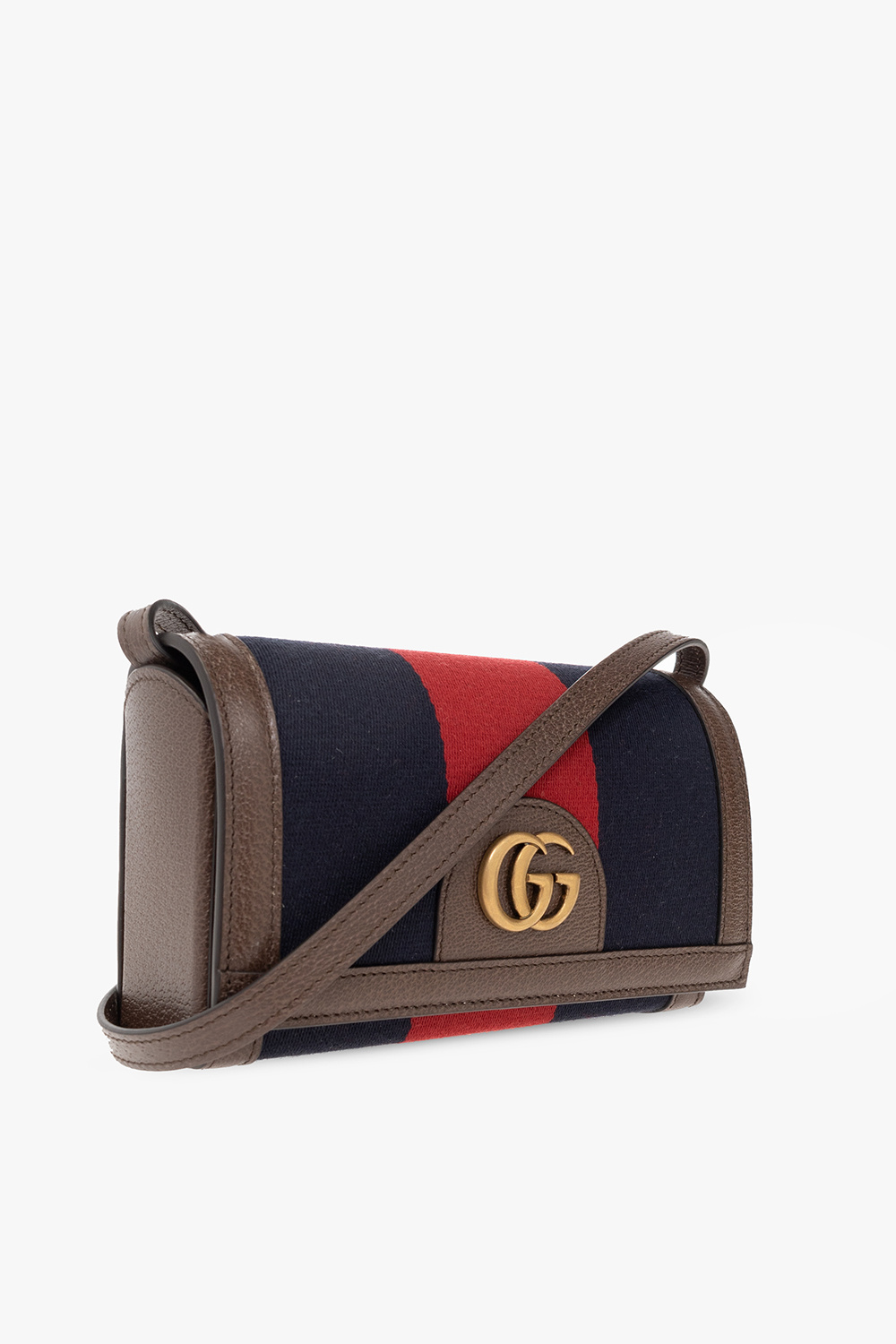 Gucci Gucci Schlüsseletui aus der Swing Linie in Leder und mit sechs Schlüsselhaken