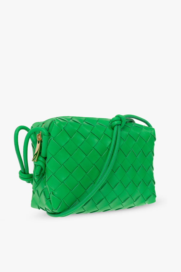 Buy Bottega Veneta Loop Mini Shoulder Bag 'Black/Gold' - 723547