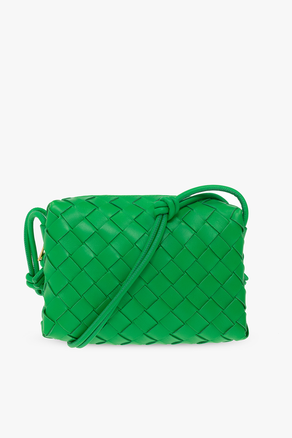 Bottega Veneta Green Loop Mini Leather Bag