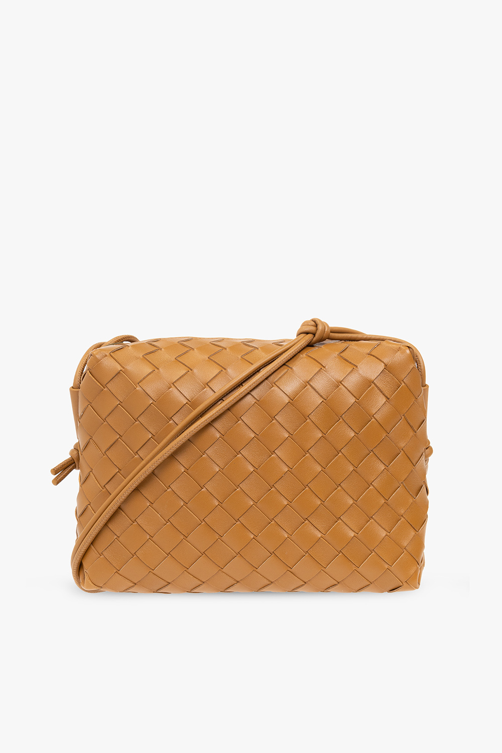 Bottega Veneta Loop Small Intrecciato Leather Shoulder Bag - Green - One Size