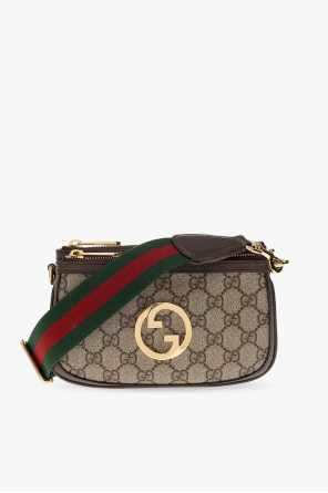 Gucci GG embossed duffle bag Grau