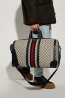 Gucci cream ‘Ophidia Large’ duffel bag