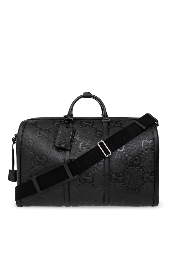 Gucci x Disney Monogram Duffle Travel Bag Beige/Ebony in Coated Canvas with  Gold-tone - US