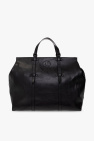 Gucci BLACK Leather duffel bag
