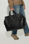 Gucci BLACK Leather duffel bag