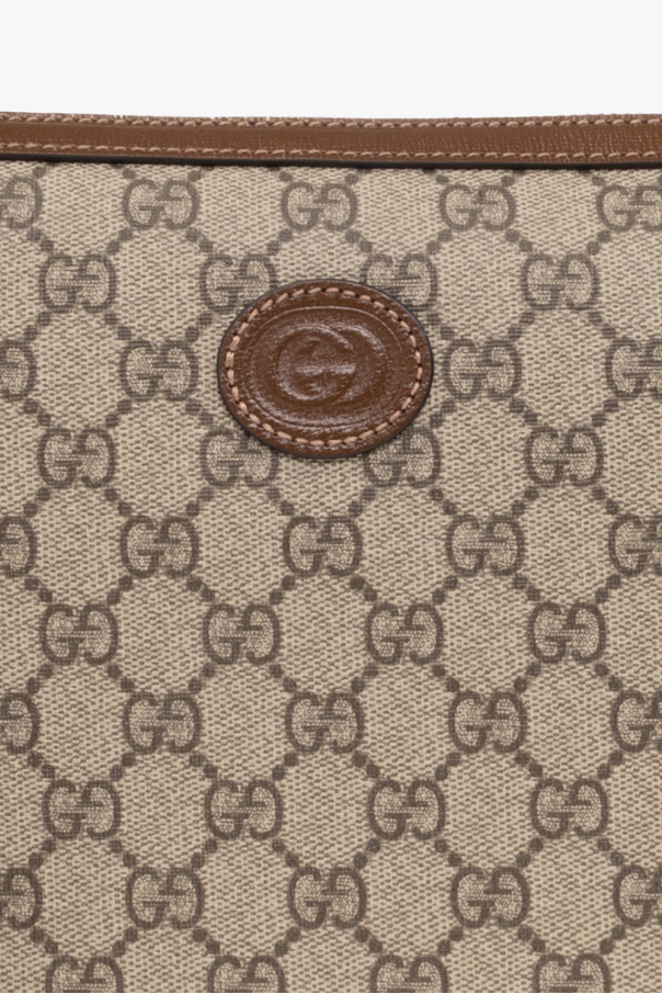 Gucci joined Shoulder bag from ‘GG Supreme’ canvas
