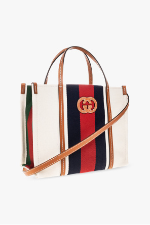 Gucci blanc Shopper bag with logo