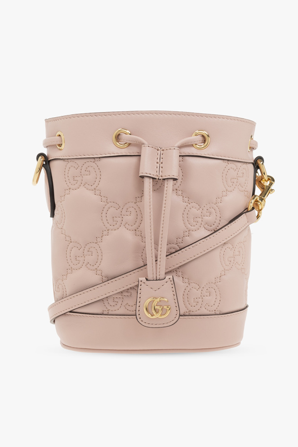 Gucci Pikowana torba na ramię typu ‘bucket’