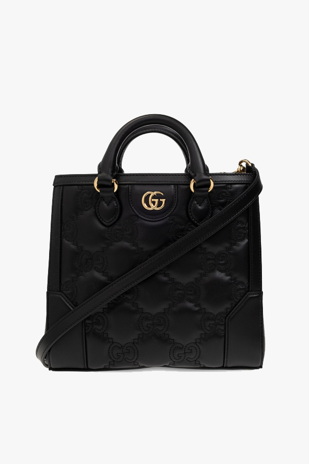 gucci yellow Quilted shoulder bag