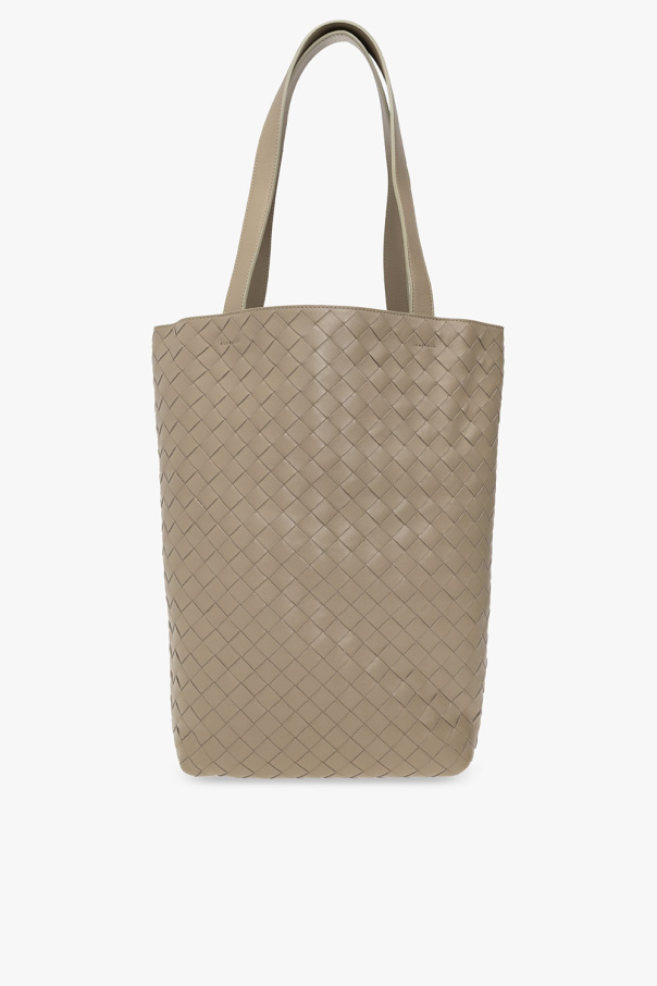 Leather shopper bag od Bottega Veneta