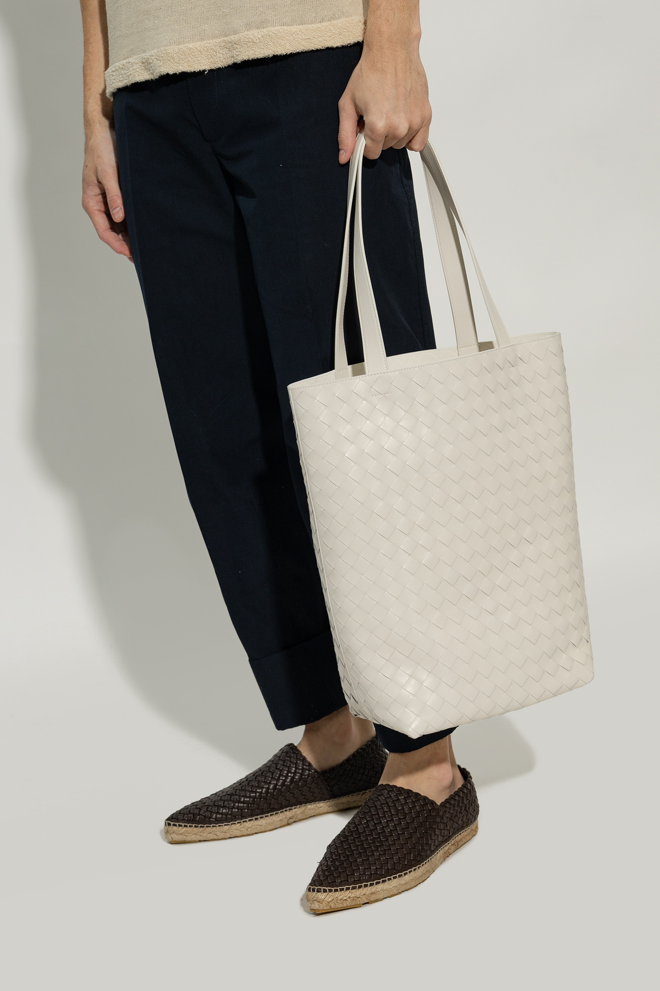 Bottega Veneta Leather shopper bag