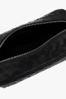 Bottega Veneta GREEN Wash bag with ‘Intrecciato’ weave