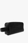Bottega Veneta GREEN Wash bag with ‘Intrecciato’ weave