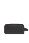 Bottega Veneta GREY ‘Intrecciato’ wash bag