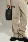Bottega Veneta GREEN Leather wash bag