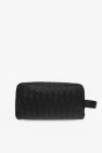 Bottega Veneta GREEN Leather wash bag
