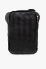 Bottega Veneta BLACK ‘Intrecciato’ phone pouch
