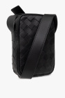Bottega Veneta BLACK ‘Intrecciato’ phone pouch