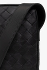 Bottega Veneta BLACK ‘Intrecciato’ phone pouch