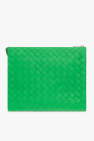 Bottega Veneta GREEN Leather wash bag