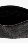 Bottega Veneta BLACK Leather wash bag