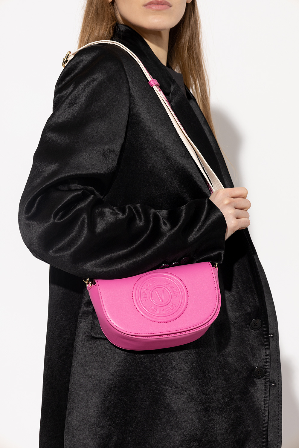 Versace Jeans Couture Shoulder Bag, Os, Black: Handbags