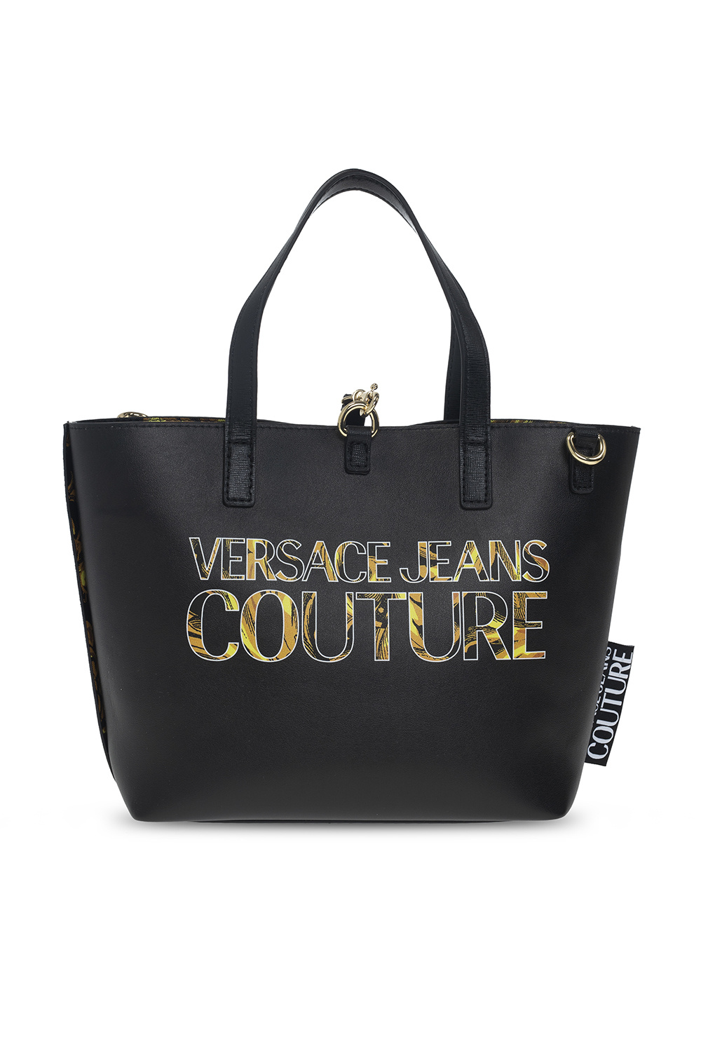 Versace Jeans Couture Shopping Bag Black Gold | Shopping Bag | fashionette