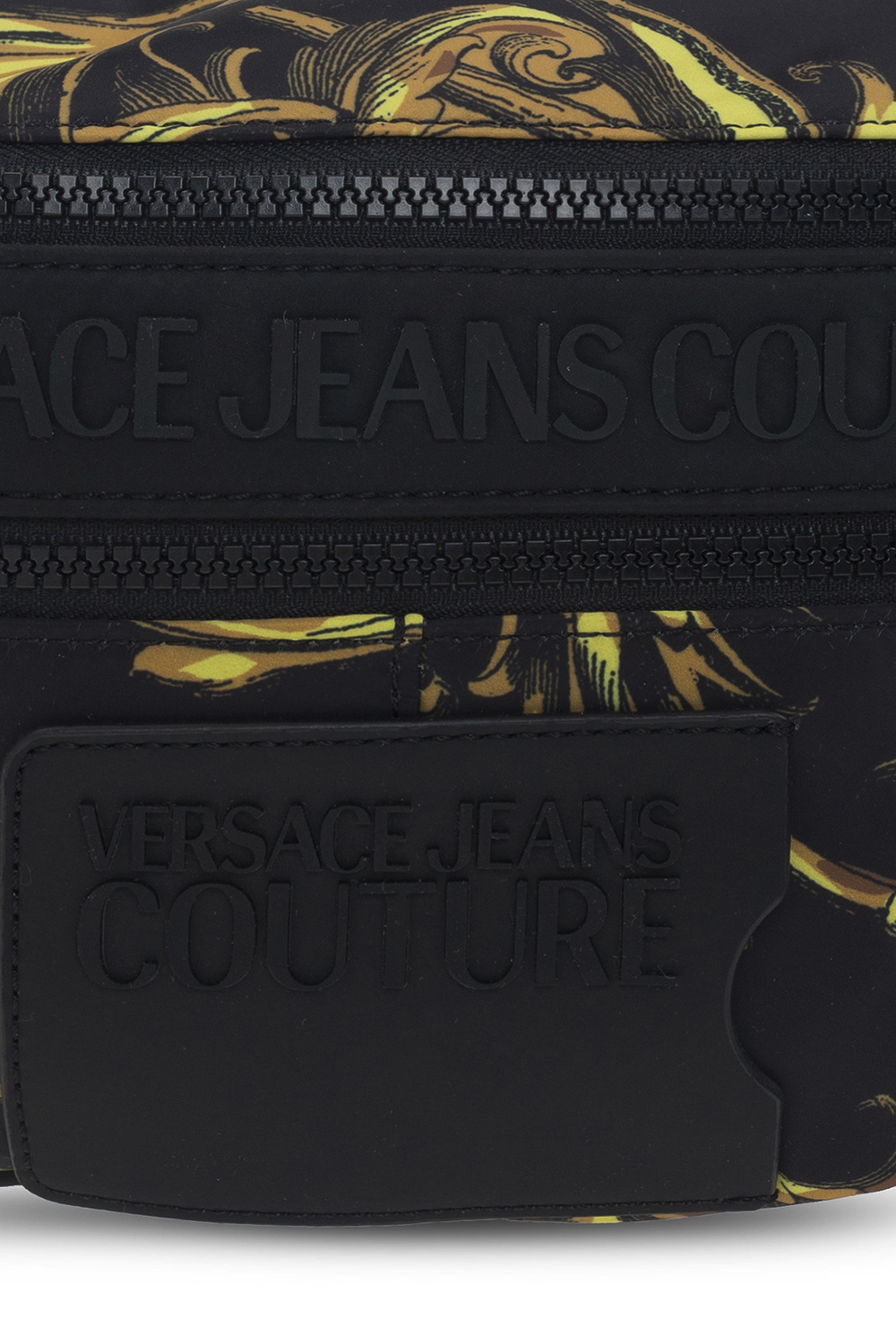 Versace Jeans Couture Man Belt Black Size 34 Calfskin