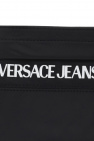 Versace Jeans Couture Moncler black and white stripe leggings