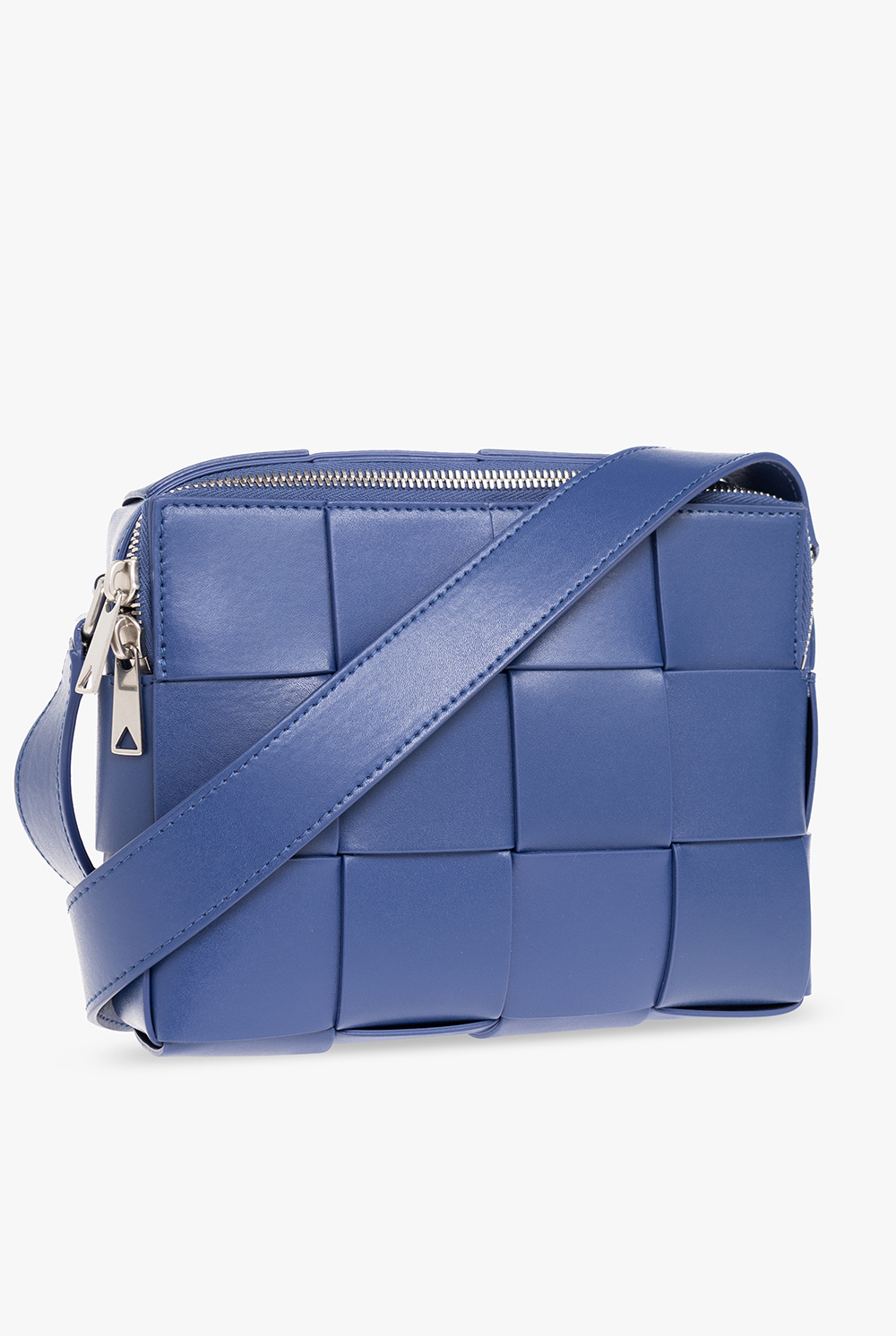 Buy BOTTEGA VENETA Cassette Cross Body Bag, Blue Color Women