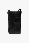 Bottega Veneta BLACK Phone case with strap