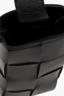 Bottega Veneta BLACK Phone case with strap