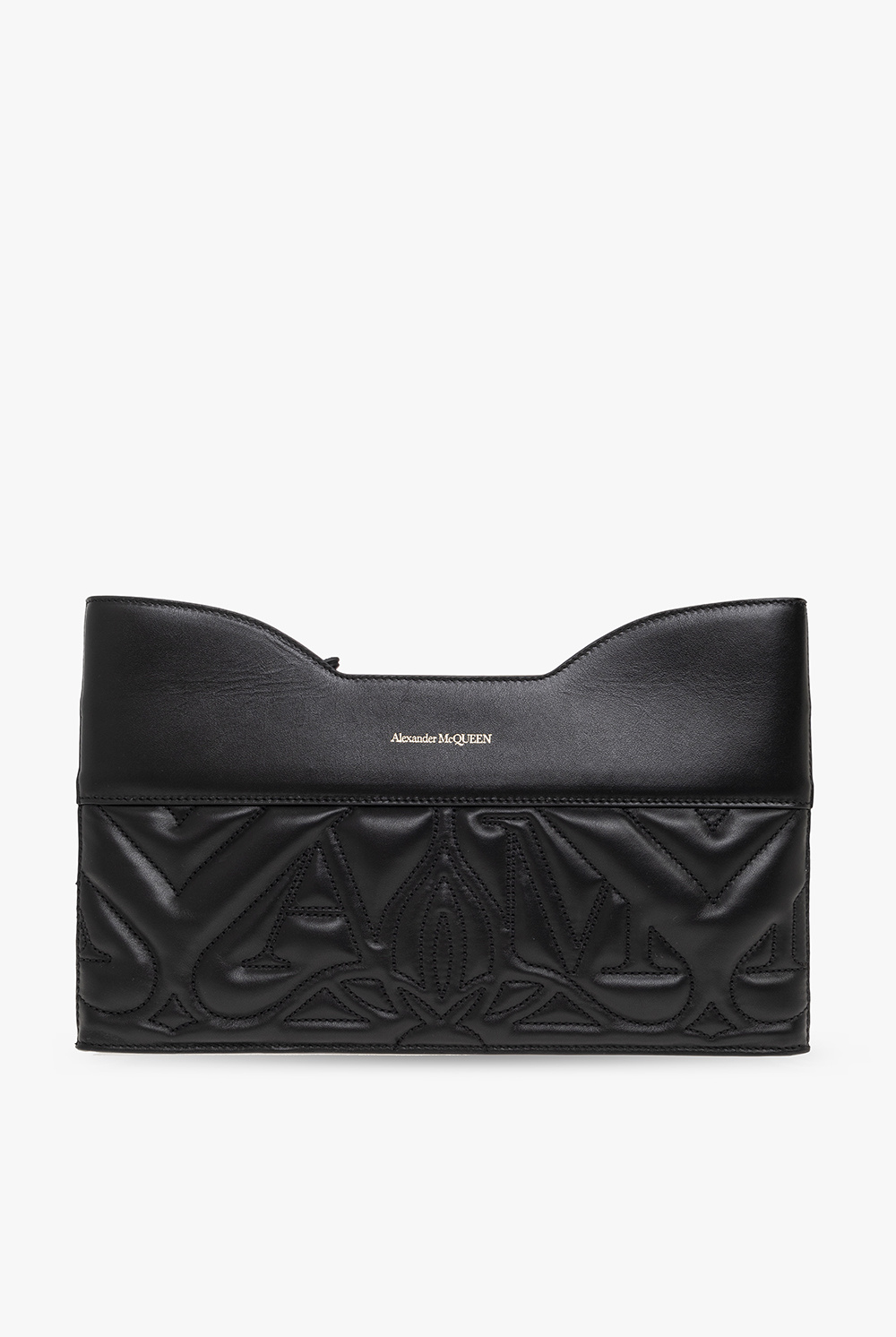 Alexander McQueen ‘The Bow’ quilted clutch