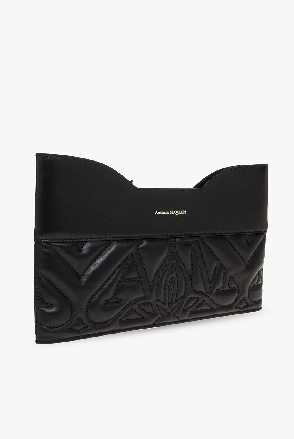 Alexander McQueen ‘The Bow’ quilted clutch