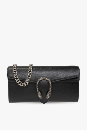 Fashionable & Elegant Black Dionysus Style Bag, With Chain Strap