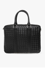 Bottega Veneta BLACK ‘Classic Intrecciato Large’ briefcase