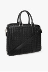 Bottega Veneta BLACK ‘Classic Intrecciato Large’ briefcase