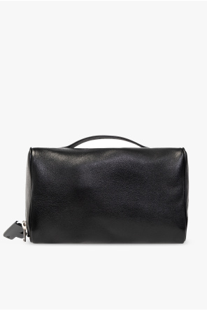 Saint Laurent ‘Paris Cube’ leather wash bag